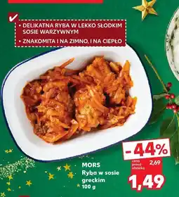 Kaufland Ryba w sosie greckim MORS oferta