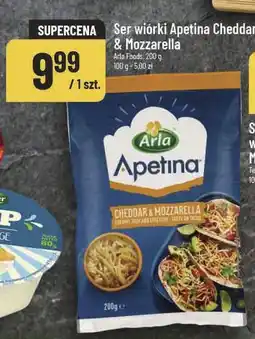 Polomarket Ser wiórki Apetina Cheddar & Mozzarella Arla Foods oferta