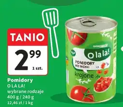 Intermarche Pomidory O LA LA! wybrane rodzaje oferta