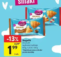 Intermarche Rogalik O LA LA! wybrane rodzaje oferta