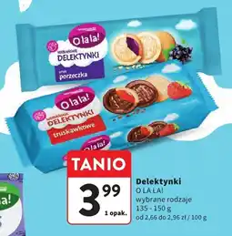Intermarche Delektynki O LA LA! wybrane rodzaje porzeczka, truskawkowe oferta
