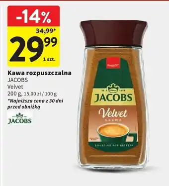 Kawa rozpuszczalna JACOBS Velvet 200 g