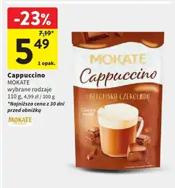 Intermarche Cappuccino MOKATE wybrane rodzaje 110 g oferta