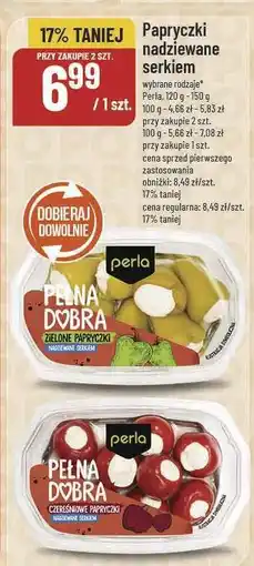 Polomarket Papryczki nadziewane serkiem Perla oferta