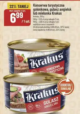 Polomarket Konserwa turystyczna gulasz angielski Krakus oferta