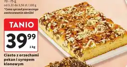 Intermarche Ciasto z orzechami pekan i syropem klonowym 1 kg Intermarche oferta