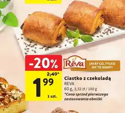 Intermarche Ciastko z czekoladą REVA 60 g oferta