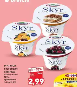 Kaufland Jogurt Skyr deserowy różne rodzaje Piątnica oferta