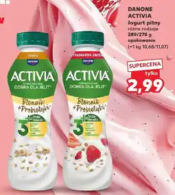 Kaufland Jogurt pitny Activia różne rodzaje Danone oferta