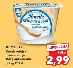 Kaufland Serek wiejski różne rodzaje Almette oferta