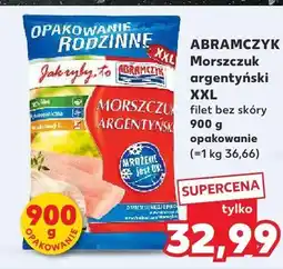 Kaufland Morszczuk argentyński XXL filet bez skóry ABRAMCZYK oferta