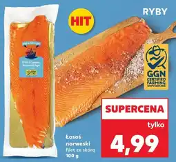 Kaufland Łosoś norweski filet ze skórą Kaufland oferta