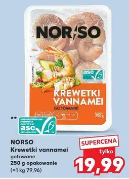 Kaufland Krewetki vannamei gotowane Norso oferta