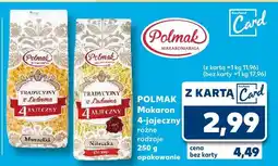 Kaufland Makaron 4-jajeczny różne rodzaje Polmak oferta