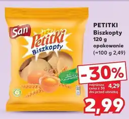 Kaufland Biszkopty Petitki San oferta