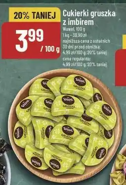 Polomarket Cukierki gruszka z imbirem Wawel oferta