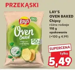 Kaufland Chipsy Oven Baked różne rodzaje Lay's oferta