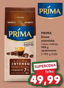 Kaufland Kawa ziarnista różne rodzaje 0,9 kg Prima oferta