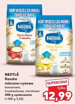 Kaufland Kaszka mleczno-ryżowa bananowa Nestlé oferta