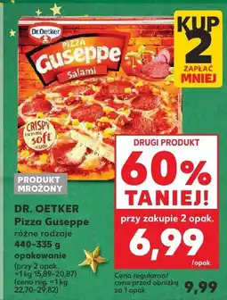 Kaufland Pizza Guseppe Salami różne rodzaje 440-335g Dr. Oetker oferta