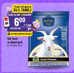 Polomarket Ser kozi w plastrach Euroser Dairy Goat Cheese Goat Farm oferta