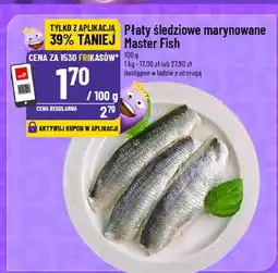 Polomarket Płaty śledziowe marynowane Master Fish oferta