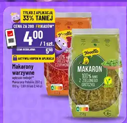 Polomarket Makarony warzywne różne rodzaje Novelle oferta