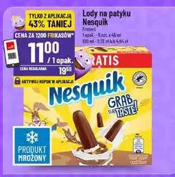 Polomarket Lody na patyku Nesquik Fronen oferta