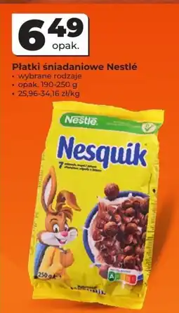 Odido Płatki śniadaniowe Nestlé Nesquik - wybrane rodzaje oferta