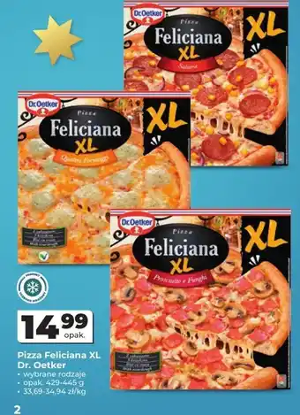 Odido Pizza Feliciana XL Dr. Oetker - wybrane rodzaje oferta