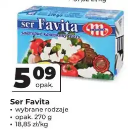 Odido Ser Favita - wybrane rodzaje Mlekovita oferta