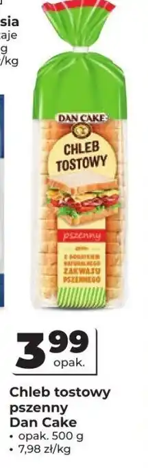 Odido Chleb tostowy pszenny Dan Cake oferta
