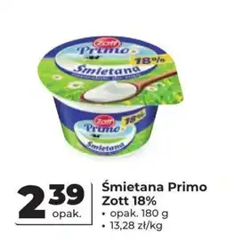 Odido Śmietana Primo Zott 18% oferta
