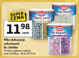 Auchan Miks dekoracji cukrowych Dr. Oetker oferta