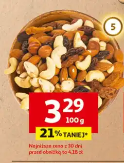 Auchan Mieszanka orzechów i bakalii Auchan oferta