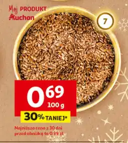 Auchan Siemię lniane Auchan oferta