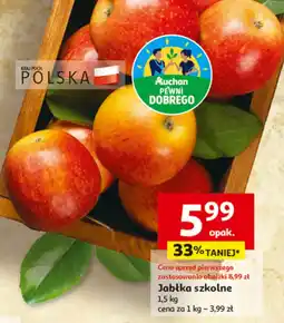 Auchan Jabłka szkolne Auchan oferta