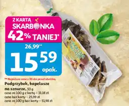 Auchan Podgrzybek, kapelusze na sznurze 50 g Auchan oferta
