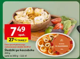 Auchan Śledziki po kaszubsku 240 g Auchan oferta