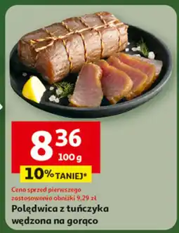 Auchan Polędwica z tuńczyka wędzona na gorąco 100 g Auchan oferta