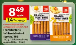 Auchan Parówki Frankfurterki lub frankfurterki serowe, JBB oferta