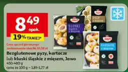 Auchan Bezglutenowe pyzy, kluski śląskie z mięsem, Jawo oferta
