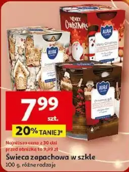 Auchan Świeca zapachowa w szkle oferta