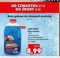 Kaufland Zimowy płyn do spryskiwaczy Car Stuff oferta