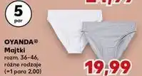 Kaufland Majtki damskie z wysokim stanem 36-46 Oyanda oferta