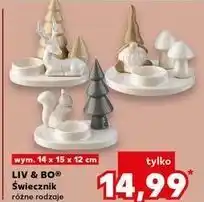Kaufland Świecznik 14 x 15 12 cm Liv & Bo oferta