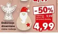 Kaufland Mikołaj drewniany oferta
