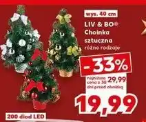 Kaufland Choinka sztuczna 40 cm Liv & Bo oferta