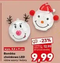 Kaufland Bombka choinkowa led oferta