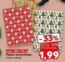 Kaufland Papier prezentowy 200 x 70 cm oferta